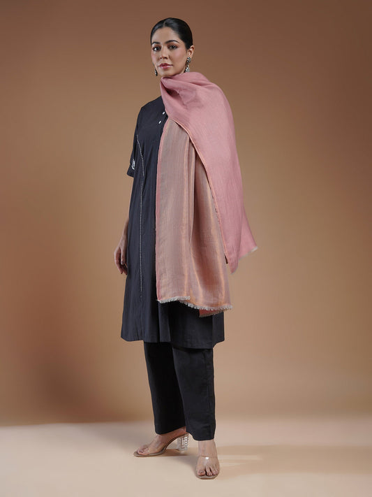 ELITE MOONLIGHT ZARI REVERSIBLE STOLE