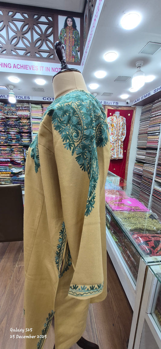 Traditional Kashmiri ari embroidered pherans