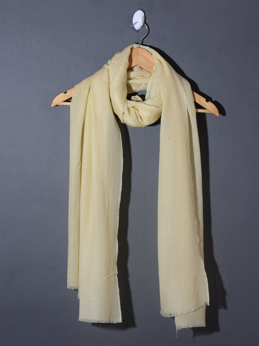 IVORY Solid Pashmina Stole | KHE