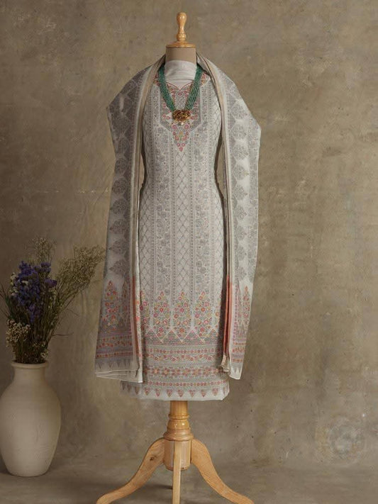 Designer Silk/Cotton Silk Suit Set