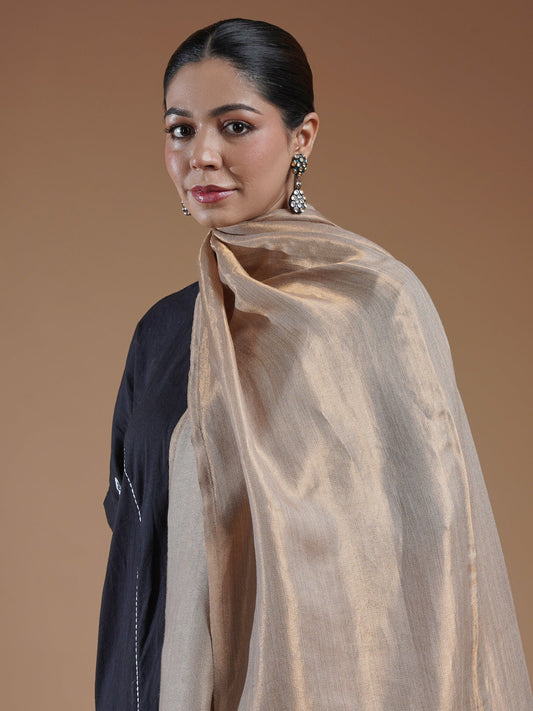 ELITE MOONLIGHT ZARI REVERSIBLE STOLE