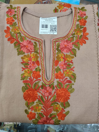 Ultra fine Women's kashmiri cutwork pherans. Lightweight  Handmade