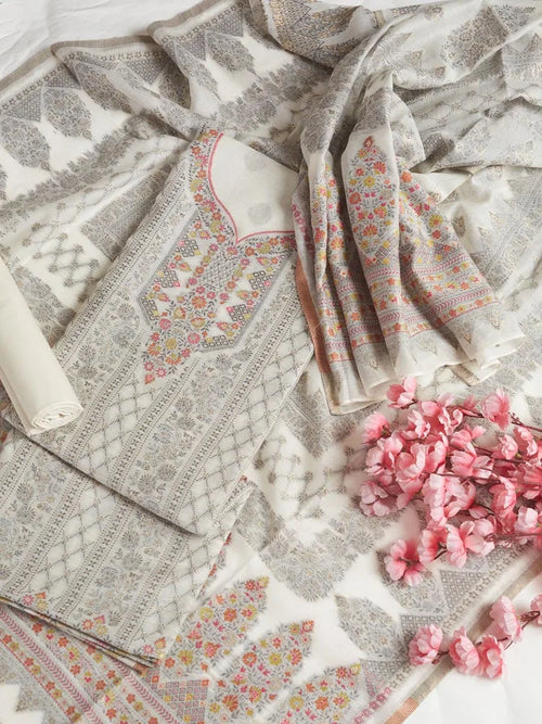 Designer Silk/Cotton Silk Suit Set