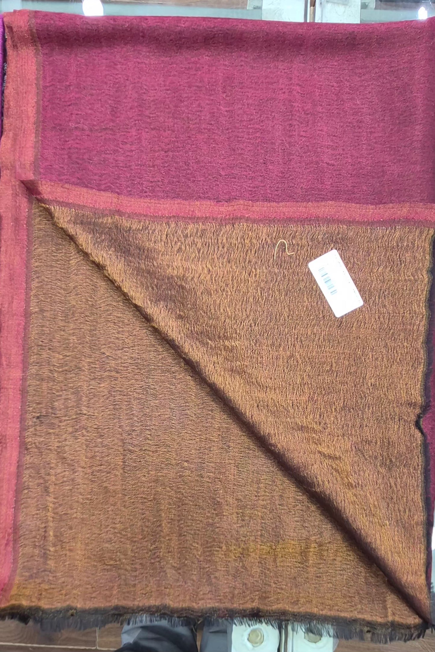 Moonlight  Reversible Stole - Midnight Purple