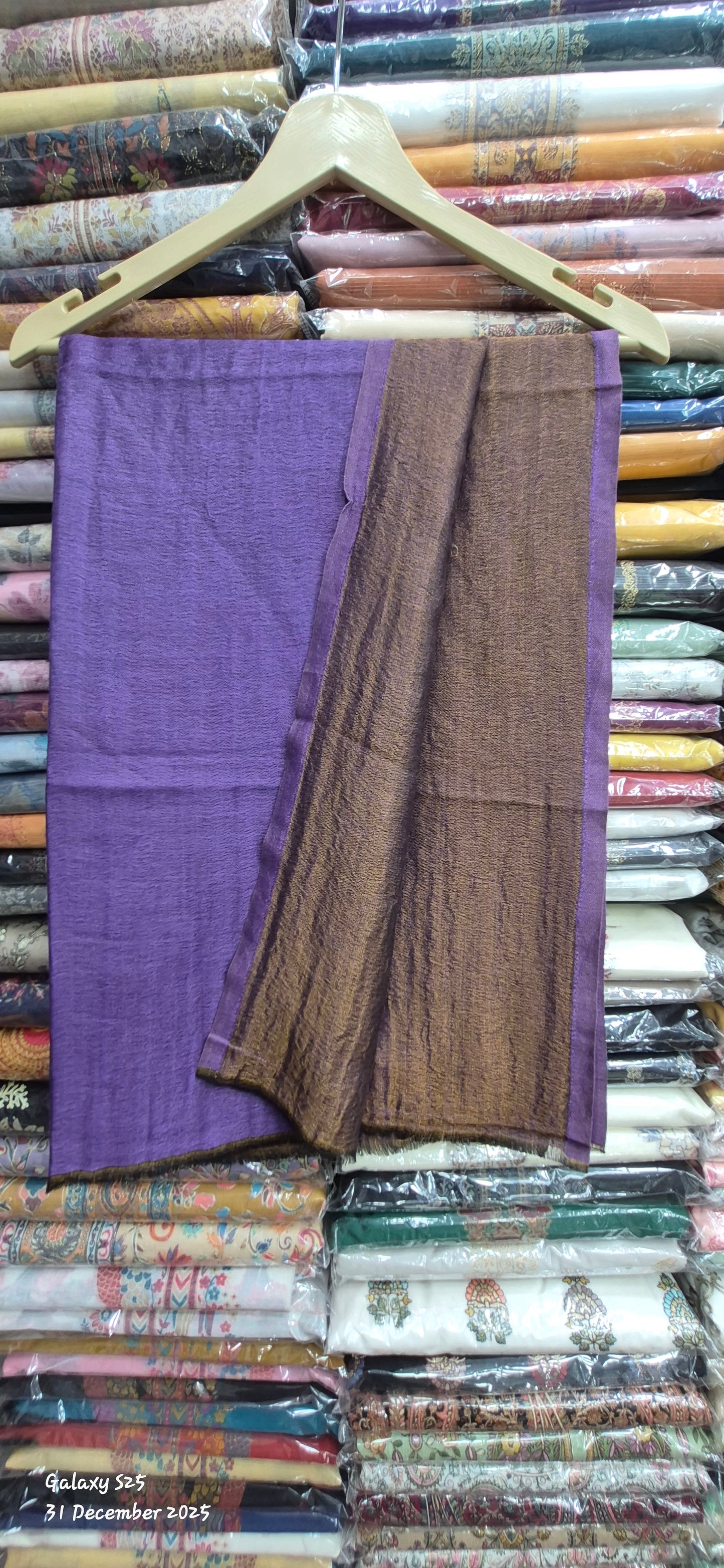 Purple Moonlight Reversible Stole