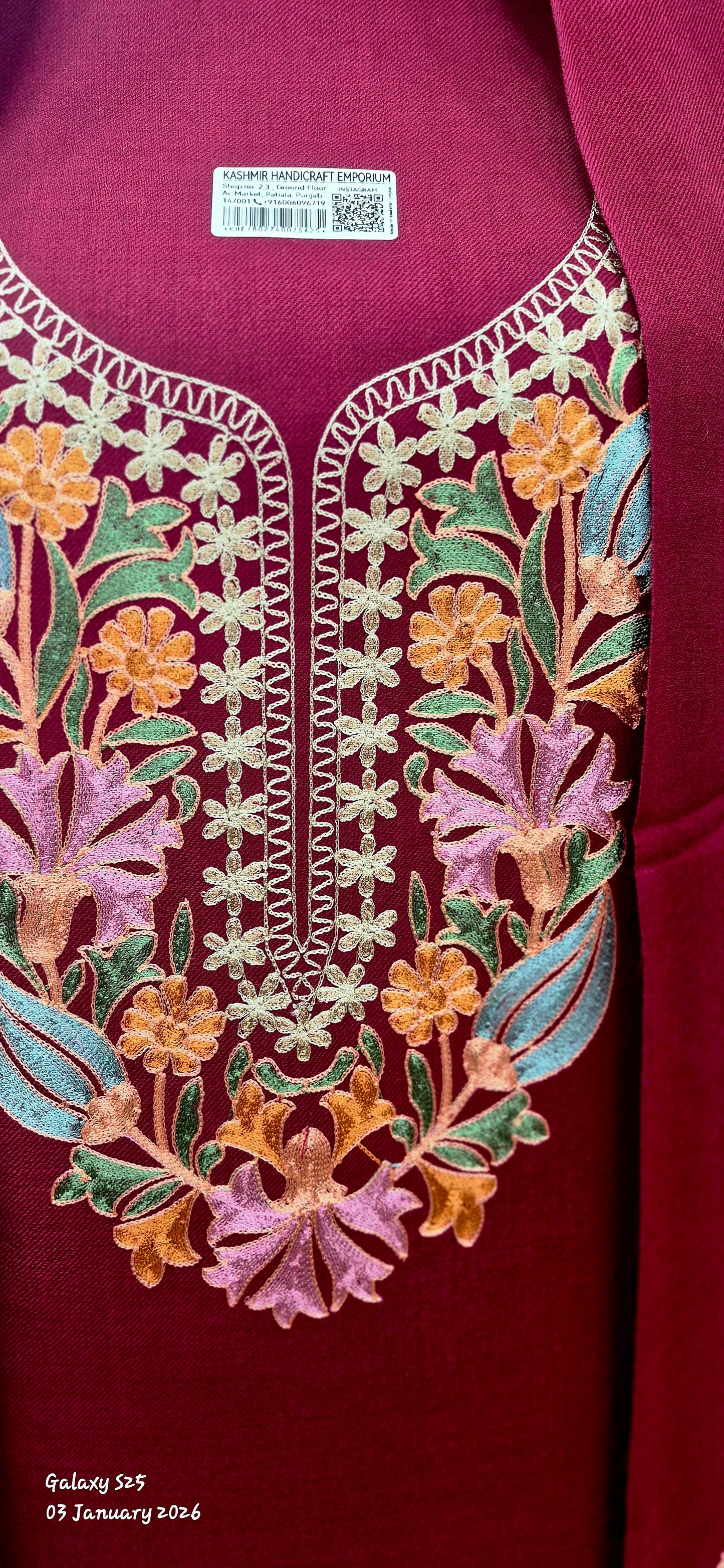 Pashmina 3pcs Unattached  Suit set..