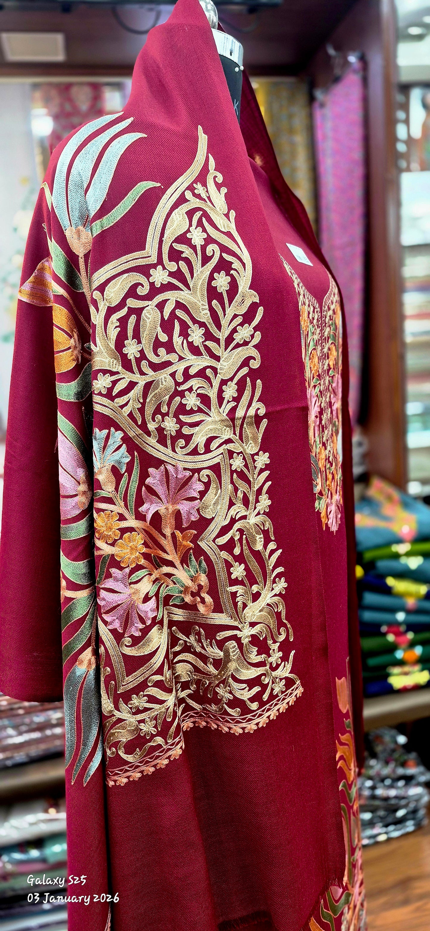 Pashmina 3pcs Unattached  Suit set..