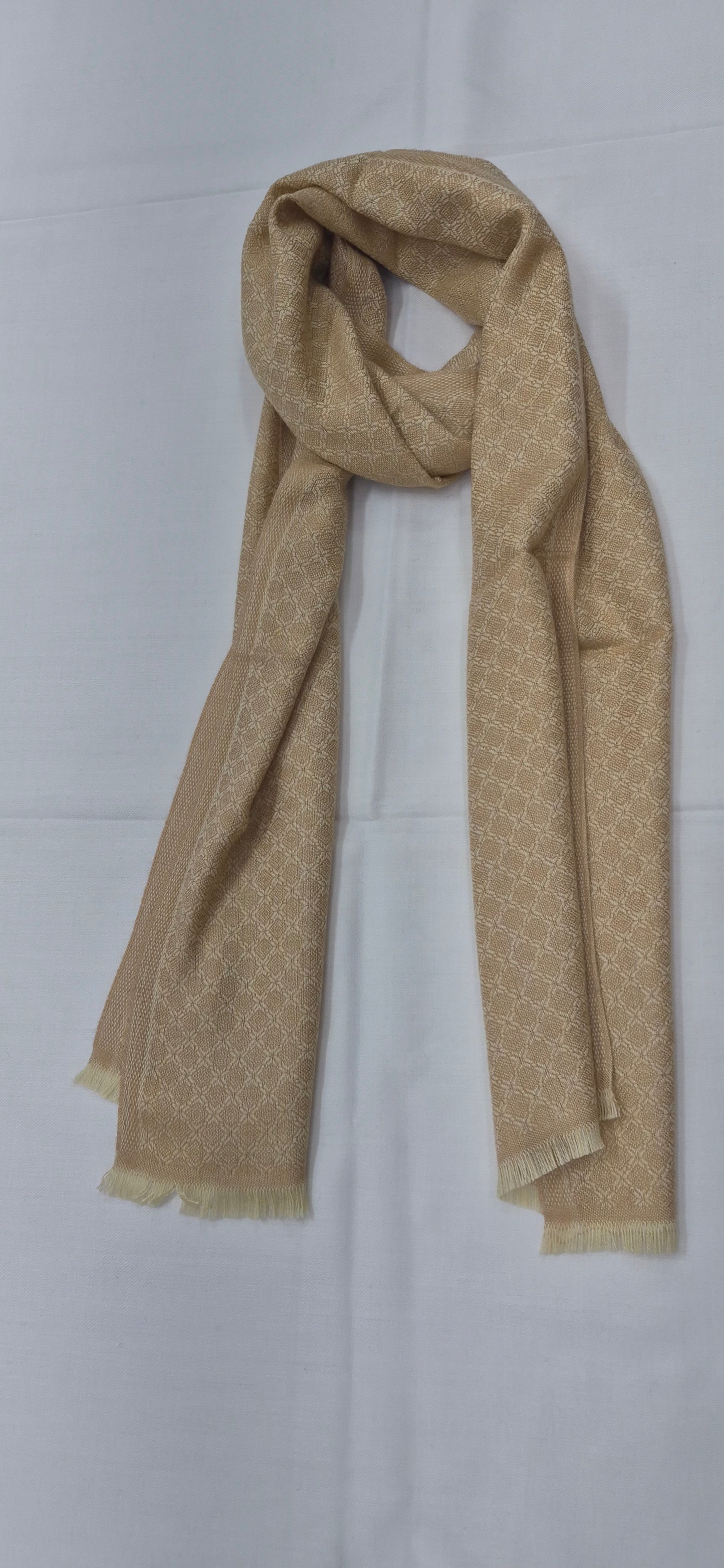 Checkered Jamawar Men’s Woollen Muffler