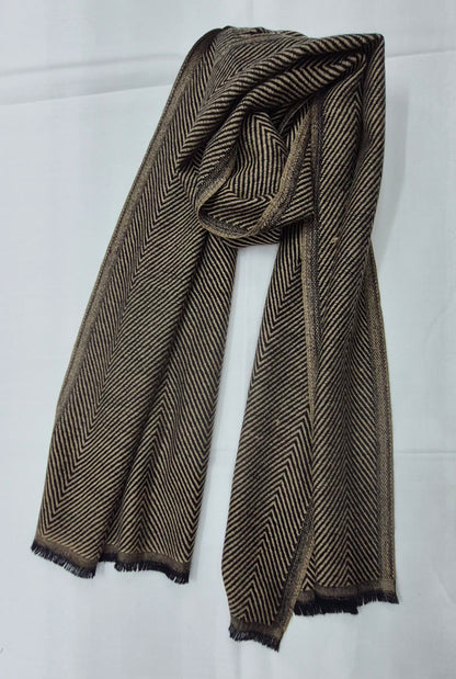 Checkered Jamawar Men’s Woollen Muffler