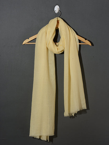 IVORY Solid Pashmina Stole | KHE