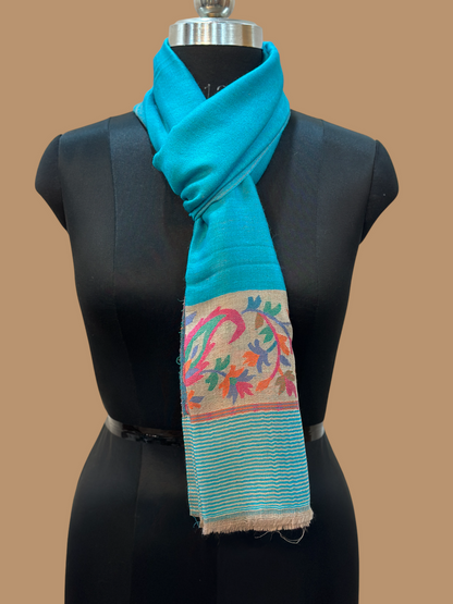Ultra fine Pala Motif Pashmina Stole.