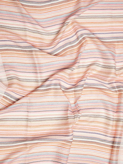 Reversible Woolen Women Stole with Fine Striped Weave | Soft & Lightweight Wrap (80 × 28 Inches)