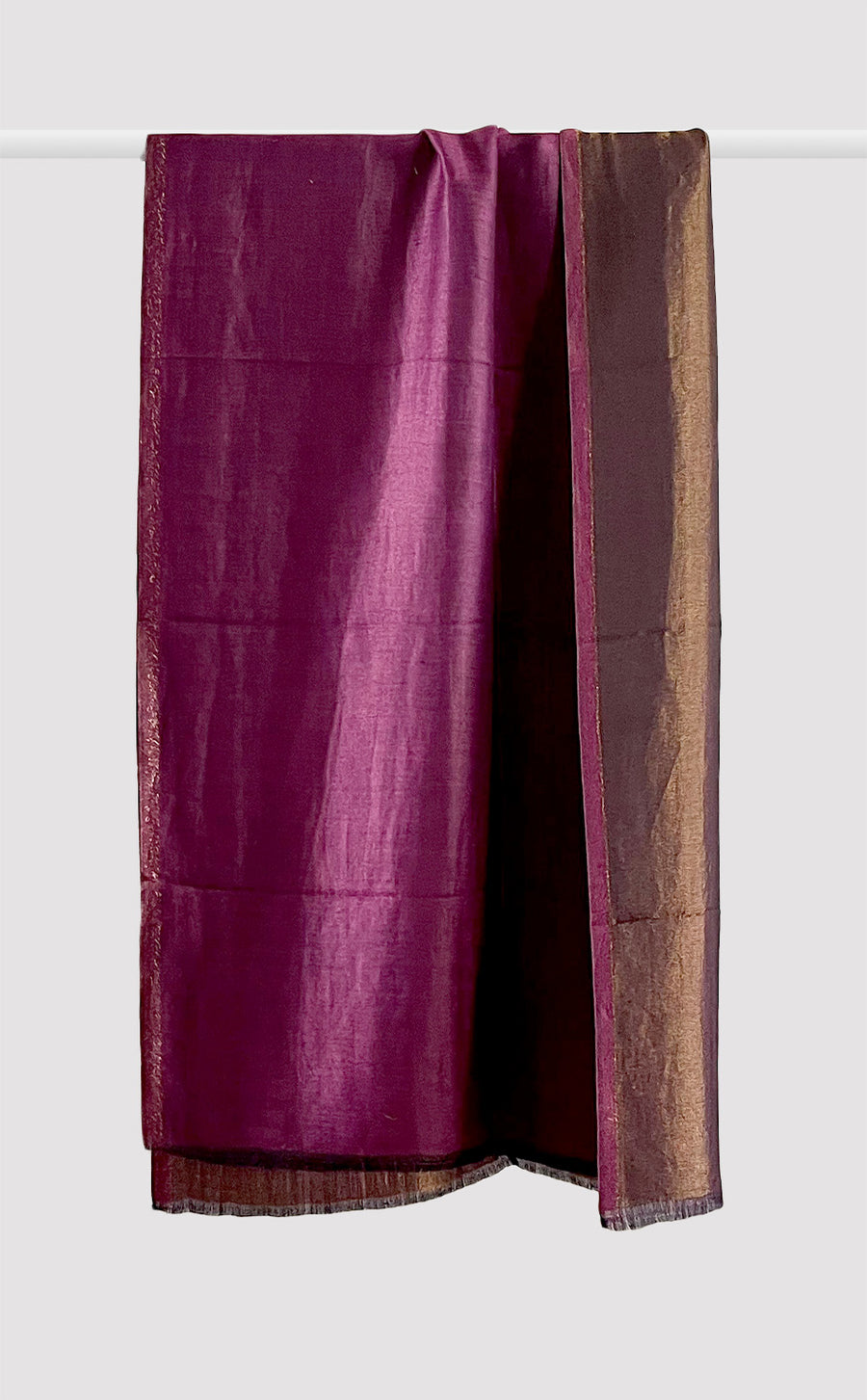 Moonlight  Reversible Stole - Midnight Purple