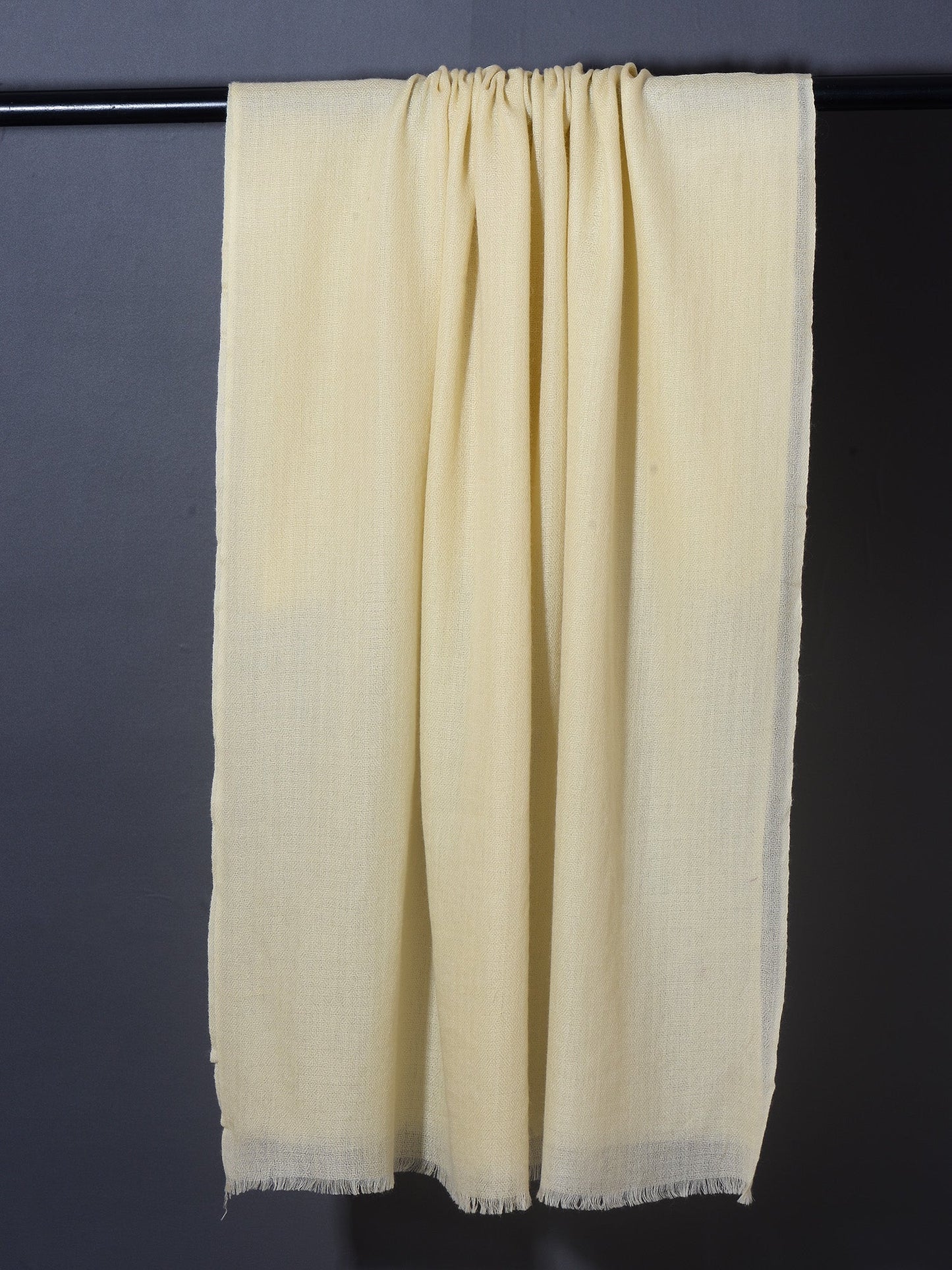 IVORY Solid Pashmina Stole | KHE