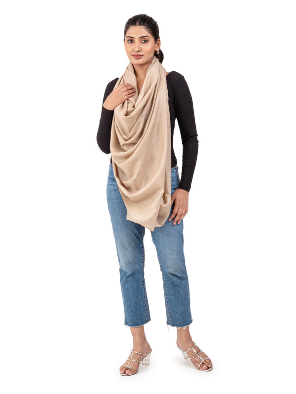 Women Luxurious Classic Plain Shawl