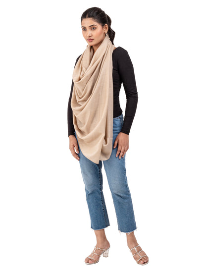 Women Luxurious Classic Plain Shawl