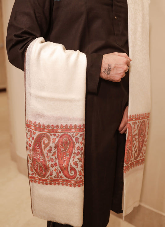 Men Dastoori Lohi with Kani Paisley Border