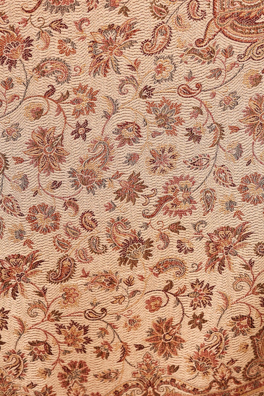 Women's Jamawar Shawl- beige