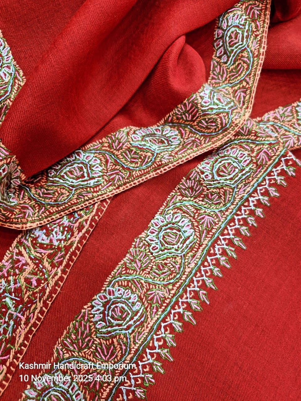 Shawl needle handmade 4 side's boarder