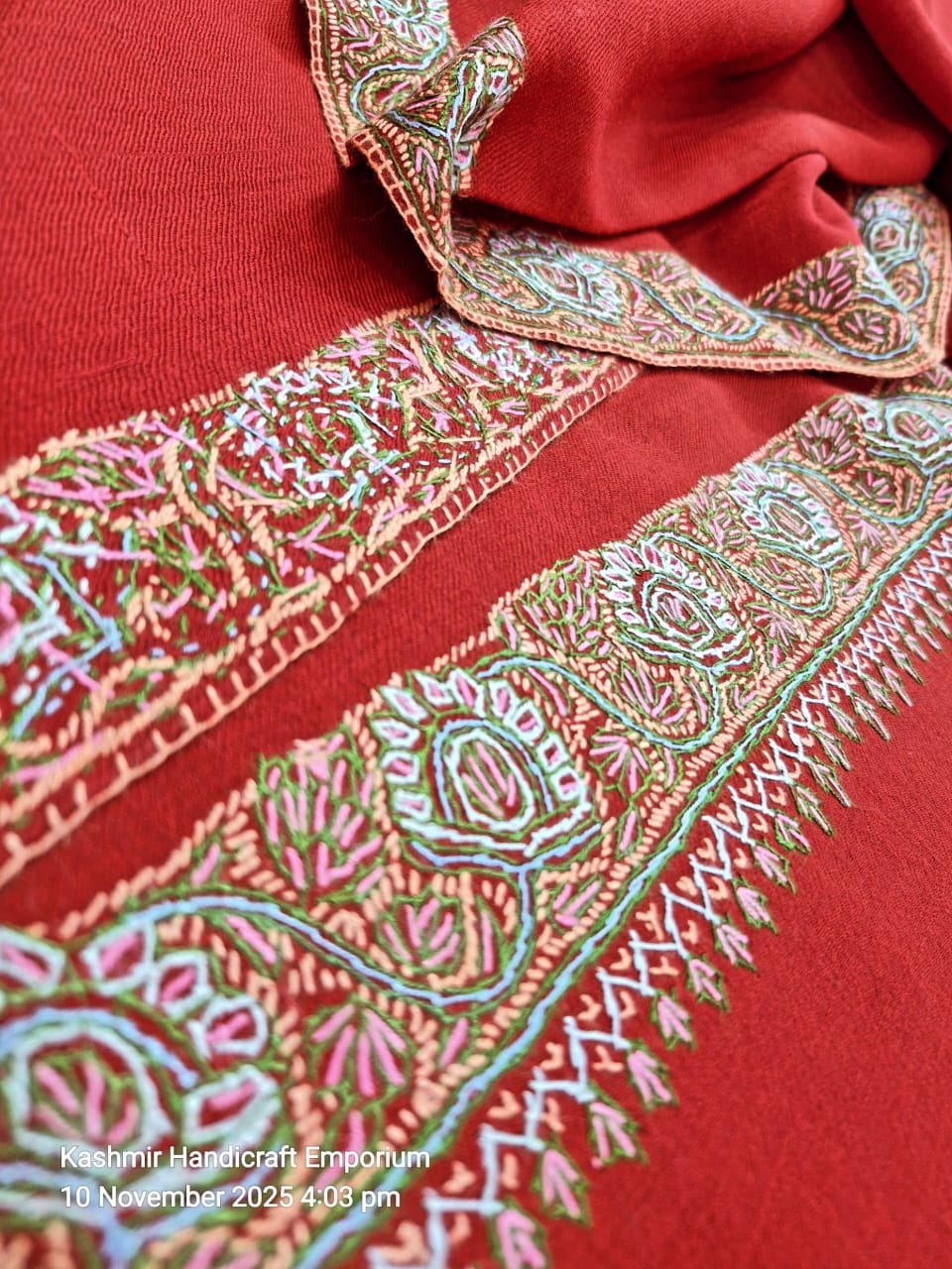 Shawl needle handmade 4 side's boarder