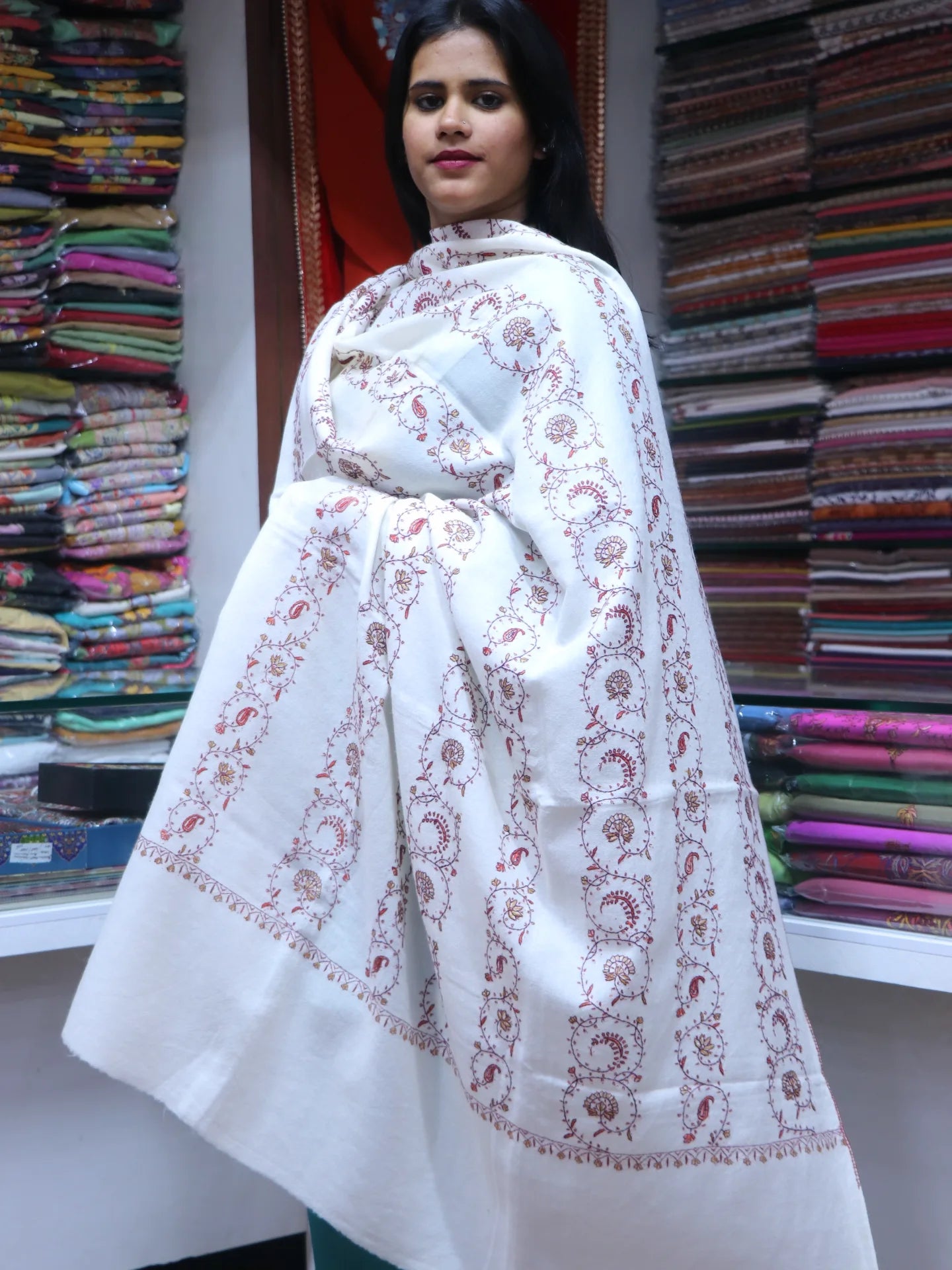 Women's Suzni hand-embroidered Shawls..
