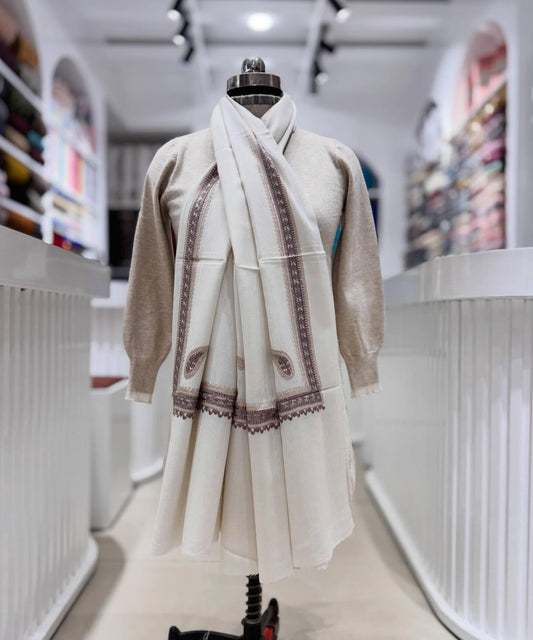 Elegant Kashmiri Pashmina-Style Stole